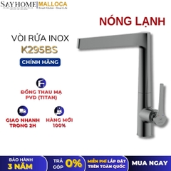 Vòi rửa chén MALLOCA K295BS hai nguồn nóng lạnh - Hàng chính hãng