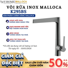 Vòi rửa chén MALLOCA K295BS hai nguồn nóng lạnh - Hàng chính hãng