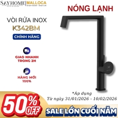 Vòi rửa chén MALLOCA K342BM hai nguồn nóng lạnh - Hàng chính hãng