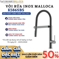 Vòi rửa chén MALLOCA K586SBS điều khiển không tiếp xúc - Hàng chính hãng