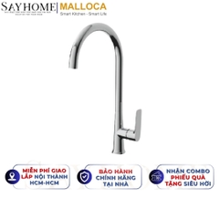 Vòi rửa chén MALLOCA K77C mạ Chrome - Hàng chính hãng