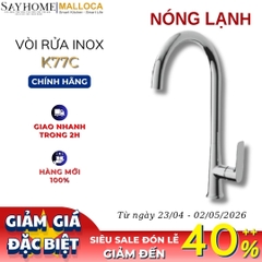 Vòi rửa chén MALLOCA K77C mạ Chrome - Hàng chính hãng