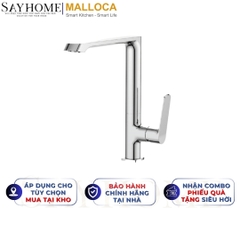 Vòi rửa chén MALLOCA K82C mạ Chrome - Hàng chính hãng