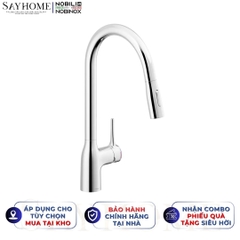 Vòi rửa chén NOBILI MANIA NB305C dây rút 2 chế độ - Hàng chính hãng