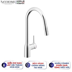 Vòi rửa chén NOBILI MANIA NB305C dây rút 2 chế độ - Hàng chính hãng