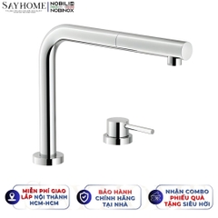 Vòi rửa chén NOBILI TABLE NB242 dây rút 2 chế độ - Hàng chính hãng