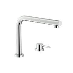 Vòi rửa chén NOBILI TABLE NB242 dây rút 2 chế độ - Hàng chính hãng