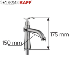 Vòi rửa Inox KAFF KF-FC005 - Bảo hành chính hãng 3 năm