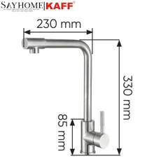 Vòi rửa Inox KAFF KF-FC8327X - Bảo hành chính hãng 3 năm