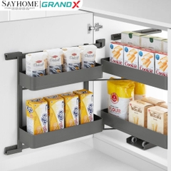 Tủ đồ khô GrandX XPR.2450T titanium cánh mở mini - Hàng chính hãng
