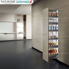 Tủ đồ khô GrandX XPR.400T titanium cánh rút/xoay titanium - Hàng chính hãng