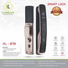 Khóa cửa KASSLER KL-878 thông minh - Hàng chính hãng