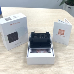 Công tắc cảm ứng nhà thông minh FPT Smart Home Athena vuông màu trắng 1 nút