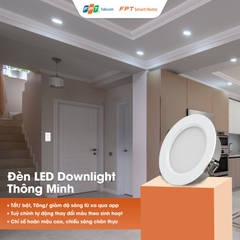 Đèn LED Downlight nhà thông minh FPT tròn cố định 7w