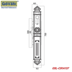 Khóa thông minh cổ điển Giovani GSL-C91A137
