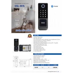 Khóa thông minh cửa cổng Giovani GSL-M1S
