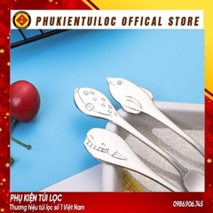Thìa, dĩa sáng tạo cá heo dành cho trẻ em, kute, dễ thương- Phukientuiloc.com