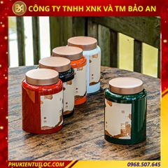 Hộp thiếc đựng trà cao cấp – may mắn, tài lộc, sang trọng