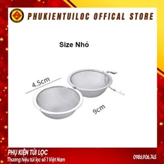 Bóng Lọc Lưới Inox 304- Lọc Trà Inox, Có Dây Treo, Cứng, Bền, Không Gỉ- Phukientuiloc