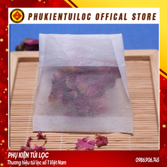 Combo 100 Túi lọc trà, cà phê bằng Giấy Gấp Miệng, nhiều kích thước- Phukientuiloc
