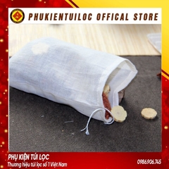 Túi lọc vải sợi đựng gia vị nấu ăn, lọc sữa hạt