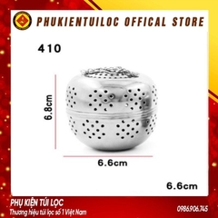 Lọc Trà Inox 304 Mạ Bạc Cao Cấp Có Dây Treo Tiện Lợi- Nhiều kích thước- Phukientuiloc