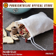 Túi lọc vải sợi đựng gia vị nấu ăn, lọc sữa hạt