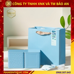 Bộ sưu tập lon trà hoạ tiết vân lá cao cấp