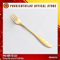 Thìa inox 304 pha trà dụng cụ pha cà phê muỗng cafe inox mạ vàng thiết kế hiện đại sáng trọng- Phukientuiloc.com