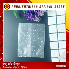 Set 100 túi đựng trà hoa, bánh ( chấm bi) nhiều kích thước