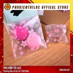 Combo 100 Túi bánh kẹo, trà hoa DÁN MIỆNG- nhiều kích thước