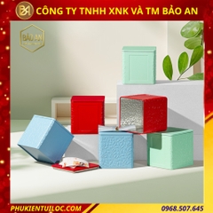 Bộ sưu tập lon trà hoạ tiết vân lá cao cấp