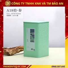 Bộ sưu tập lon trà hoạ tiết vân lá cao cấp