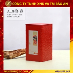 Bộ sưu tập lon trà hoạ tiết vân lá cao cấp