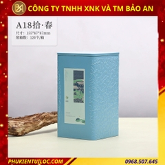 Bộ sưu tập lon trà hoạ tiết vân lá cao cấp