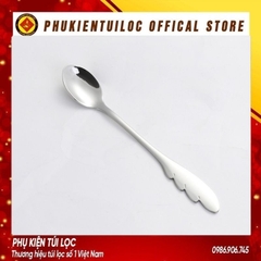 Thìa inox 304 pha trà dụng cụ pha cà phê muỗng cafe inox mạ vàng thiết kế hiện đại sáng trọng- Phukientuiloc.com