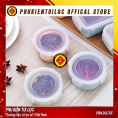 Hộp Nhựa Khóa Chân Không Đựng Đồ Thức Ăn Để Tủ Lạnh - CHỮ NHẬT / TRÒN - Bảo Quản Thực Phẩm Hộp Kín- Phukientuiloc.com