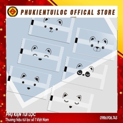 Combo 100 Túi đựng bánh quy nướng, bánh cookie nút nhỏ dễ thương túi trong suốt bông tuyết sắc nét- Phukientuiloc.com