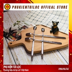 (Sỉ) Thìa vuông 410,304 pha trà dụng cụ pha cà phê muỗng cafe mạ vàng thiết kế hiện đại sáng trọng độ dài 13 - 15 - 17cm