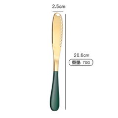 Dao phết bơ, mứt, pho mai, cắt bánh mì chuyên dụng bằng inox 304 chống gỉ mạ màu cực sang chảnh DPB01- Phukientuiloc