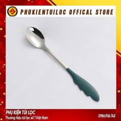 Thìa inox 304 pha trà dụng cụ pha cà phê muỗng cafe inox mạ vàng thiết kế hiện đại sáng trọng- Phukientuiloc.com