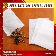 ( Sỉ) 100 Túi lọc trà không dây hàn nhiệt nhiều kích thước- Phukientuiloc