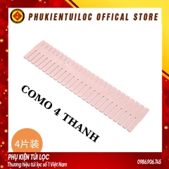 Combo 4 Thanh nhựa chia ngăn tủ có thể điều chỉnh kích thước 37*7cm, 47*7cm nhiều màu sắc