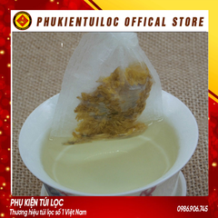 Combo 100 túi lọc trà sợi ngô có dây rút-nhiều kích thước