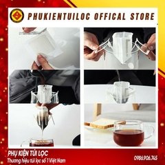 Phin giấy pha cà phê / túi lọc cà phê / phin pha cà phê đi du lịch - Phukientuiloc.com