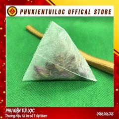 Combo 100 túi lọc trà sợi ngô không dây hàn nhiệt- nhiều kích thước