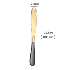 Dao phết bơ, mứt, pho mai, cắt bánh mì chuyên dụng bằng inox 304 chống gỉ mạ màu cực sang chảnh DPB01- Phukientuiloc