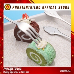 Thìa, dĩa sáng tạo cá heo dành cho trẻ em, kute, dễ thương- Phukientuiloc.com