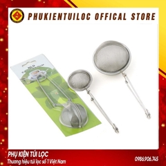 Kẹp Lọc Trà Inox - Thép không gỉ - Dụng Cụ Lọc Inox, Có Tay Cầm-LINOX4- Phukientuiloc