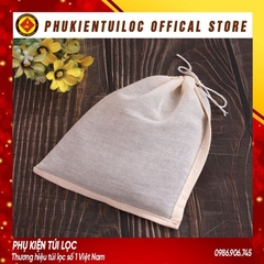 Combo 10 túi lọc trà, lọc gia vị bằng vải cotton 100% (8x10cm)